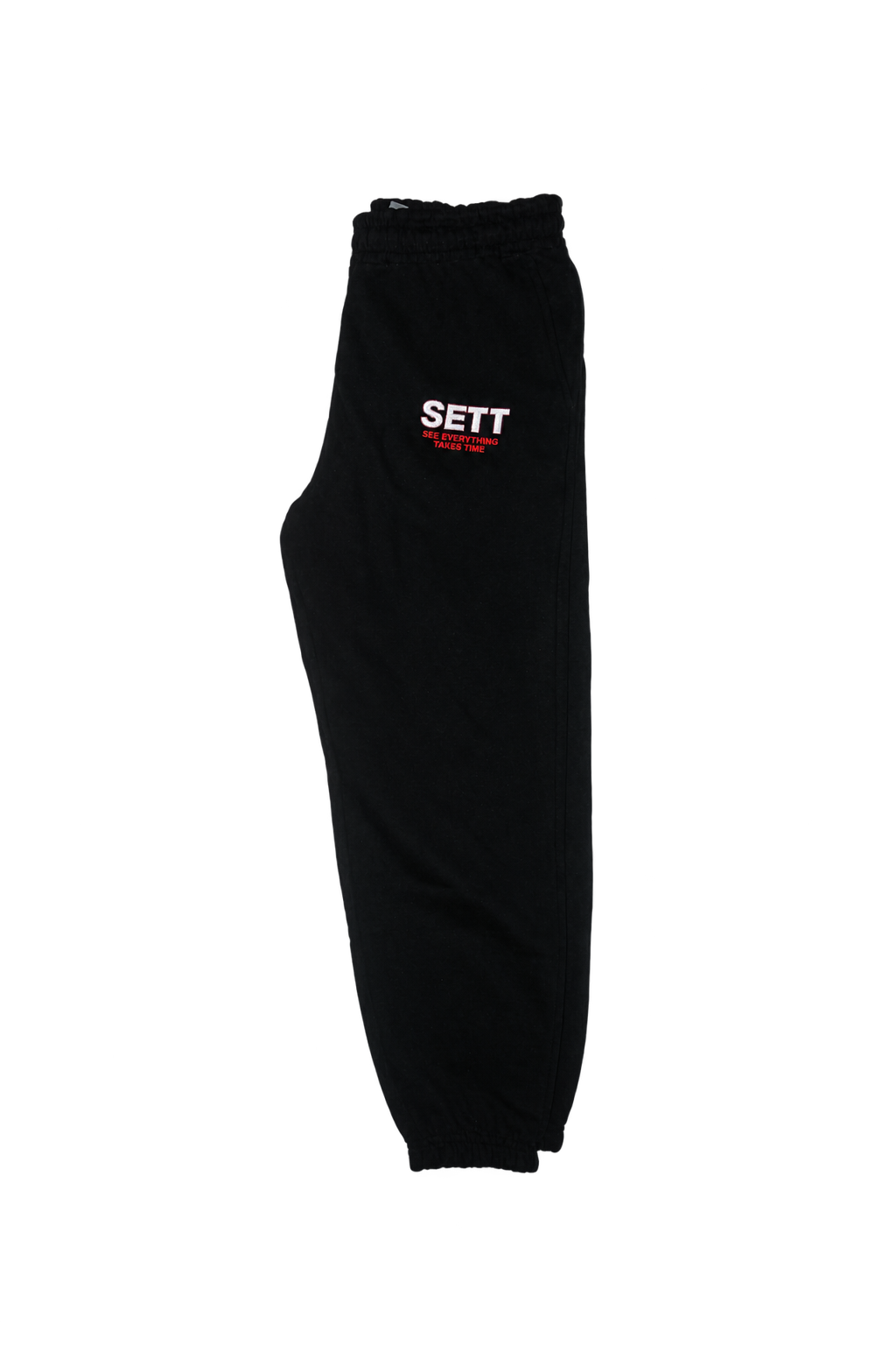 Black sweatpants background removal, second photo